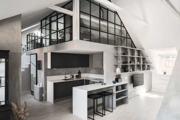 Loftdrömmar glasvägg - Smidesrum