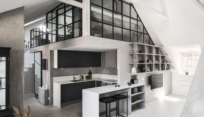 Loftdrömmar glasvägg - Smidesrum